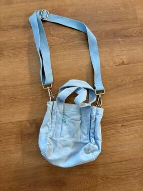 BDG Light Blue Mini Crossbody Tote